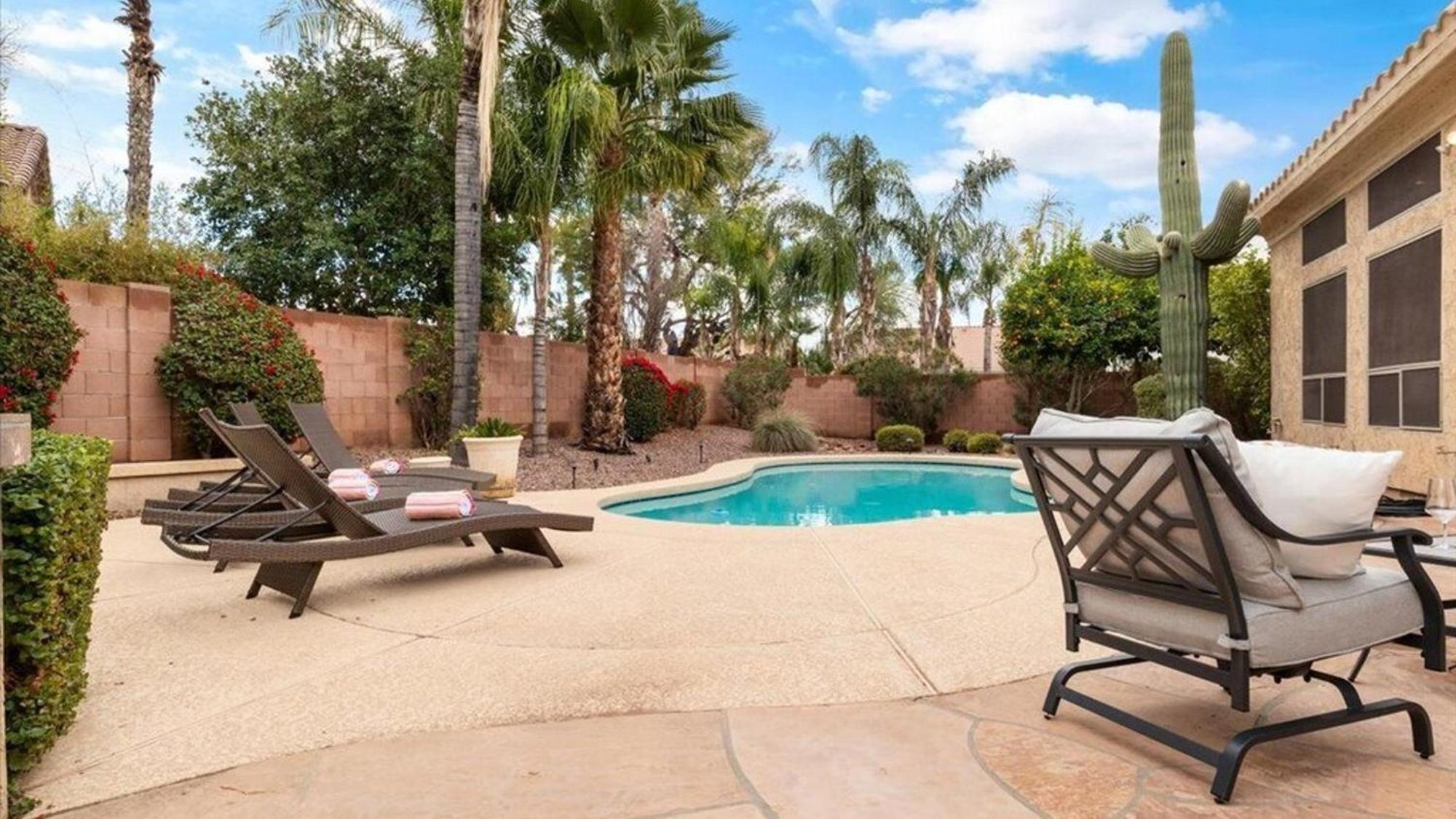 Southwestern 4 Bdrm Retreat Htd Pool Game Room Phoenix Bagian luar foto